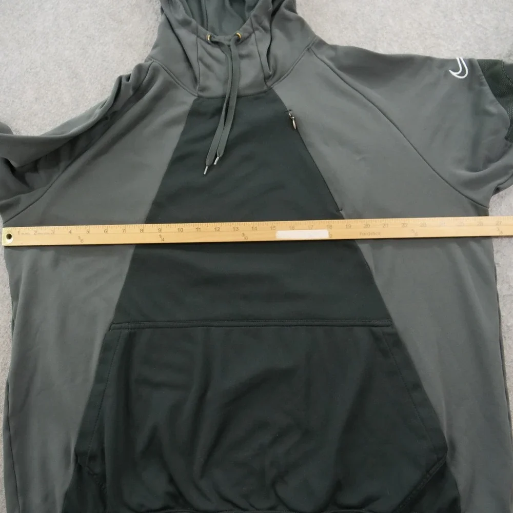Nike Hoodie Swetshirt Mens 2XL XXL Gray Black Academy 20 Soccer Pullover Hooded